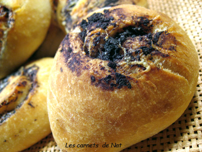 Petits pains roulés à la tapenade…-1